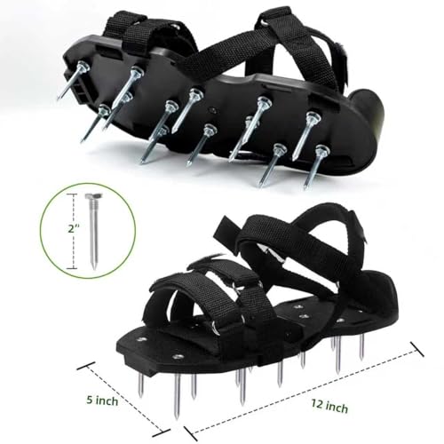 Zapatos Aireadores para Césped con Spikes Ajustables miniatura 5