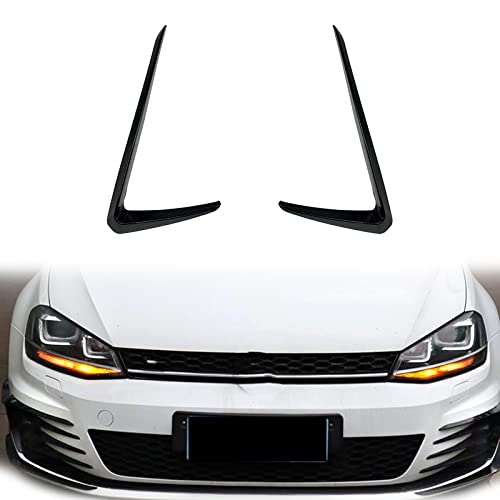 Cadre d'admission pour Golf 7 GTI avec séparateur aérodynamique noir
