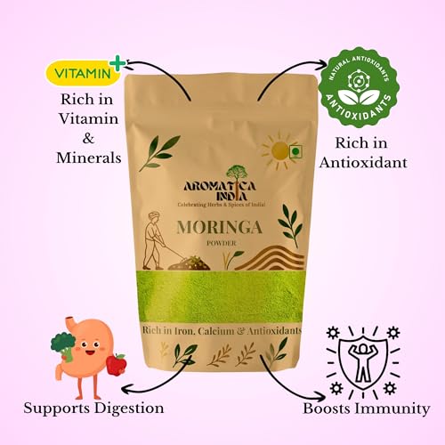 Image of Moringa Leaf Powder - 1kg Essential Nutrition Superfood, Helps Naturally Boost Energy Levels, Improves Stamina & Vitality, Rich in Vitamins & Minerals