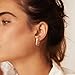 KissYan Chunky Gold Hoop Earrings for Women, 14K Gold Plated Lightweight Hollow Open Hoops Thick Teardrop Earrings Sterling Silver Post Fashion Jewelry Gifts(Style6-G)