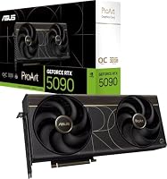 ASUS ProArt GeForce RTX 5090 32GB GDDR7 OC Grafikkarte (PCIe 5.0, 32 GB GDDR7, HDMI 2.1b, 2x DisplayPort 2.1b, USB C, Axial-Tech-Lüfter, Vapor-Chamber,doppelbelüftete Rückplatte,Flüssigmetall-Kühlung) – Ansicht 1
