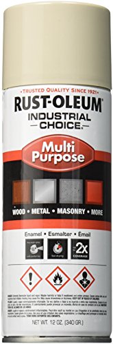 Rust-Oleum Corporation 1672830 1600 Multi-Purpose Almond GLOSS 12 OZ. SPRAY, 12 Ounce (Pack of 1) #1