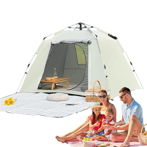 Tente de camping 2-3 personnes imperméable et pliable pour abri extérieur