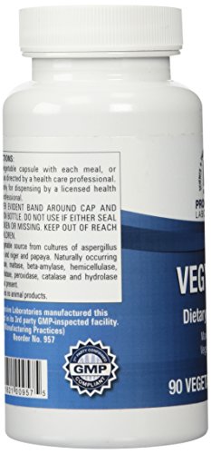 Progressive Labs Vegyzyme Supplement, 90 Count #TOP3