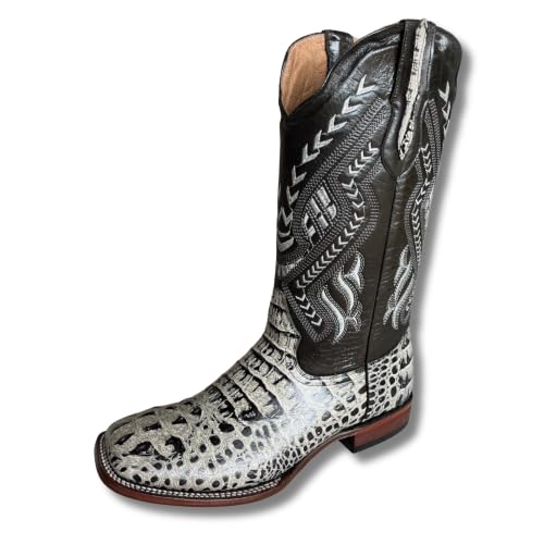 Image of Men's Alex Western Cowboy Boots Square Toe Pull On