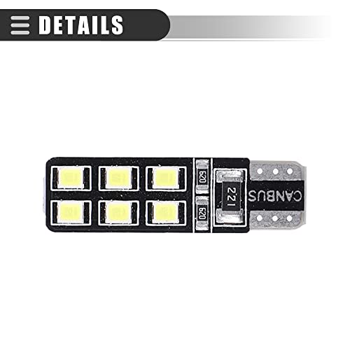 Luz LED Universal para Interior de Auto Motoforti T10 1 Set miniatura 6