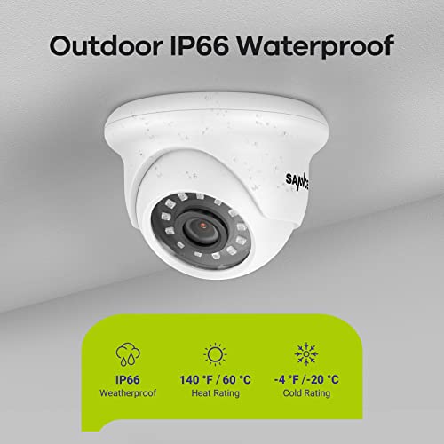 Wired Security Camera System, Sannce 8Ch Cctv Dvr With 1Tb Hard Drive And 8Pcs Outdoor Surveillance Cameras, Support 100Ft Night Vision, Waterproof, Remote Access, Motion Alert, For 24/7 Recording #TOP4