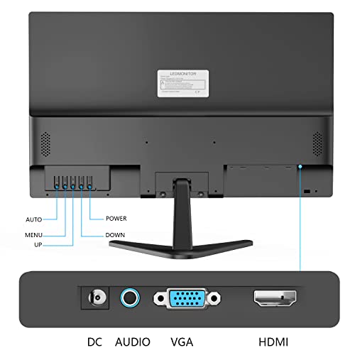 Feihe 19.5 Inch Computer Monitor (1600X900) 75Hz With Hdmi And Vga Monitor For Pc With Built-In Dual Speakers Vesa Mounting With Tilt Adjustment #TOP5