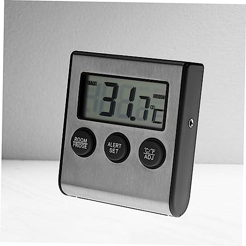 Termómetro digital para refrigerador PRETYZOOM para medir temperatura interna con LED 4