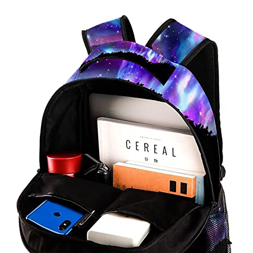 Mochilas ligeras de lobo galaxia para organizar equipaje de camping 4
