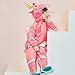Kids Poncho Raincoats Waterproof Rain Jacket Hooded Toddler Boys Girls Suit Reusable Rainwear All in One Easy to Dry Pink