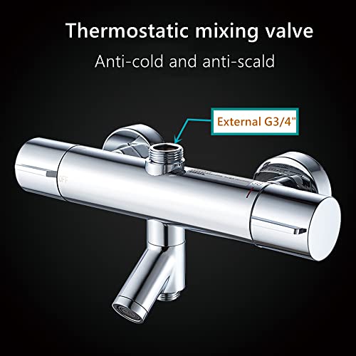 Mitigeur douche thermostatique 38℃ pour stopper les variations de température - 8