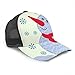 Gorra de béisbol para Hombres y Mujeres, Pegatina de Fieltro para muñeco de Nieve, Pieza de Trabajo, Nueva Malla de Camionero Ajustable, Gorra de béisbol con ventilación de Verano
