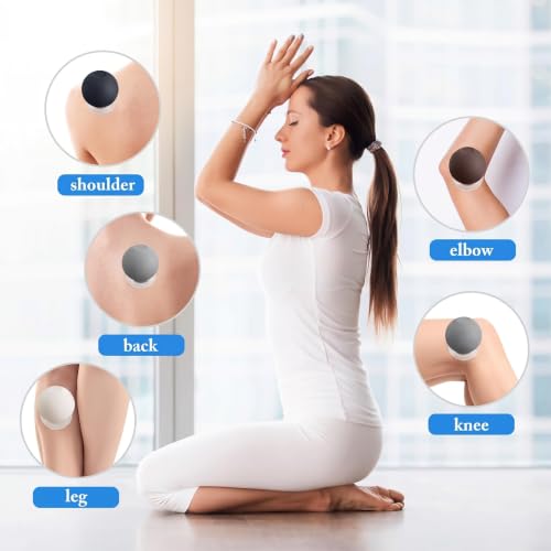 Image of BBTO 4 Pcs Glass Facial Cupping Set Silicone Vacuum Suction Massage Cups Skin Tightening Therapy for Face Body Eyes Back Shoulder Pain (Classic)