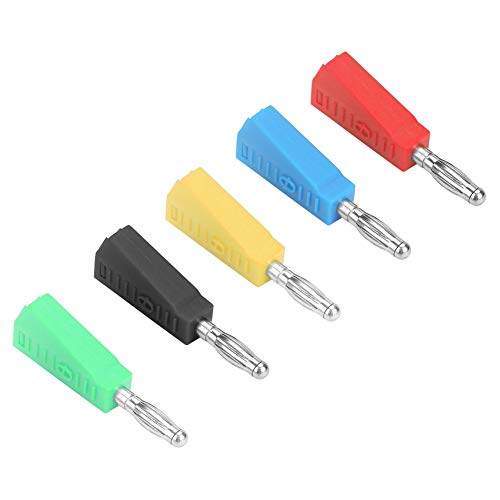 10 Stücke Büschelstecker P3002 4mm Stecker Löten, Überzogene Lautsprecher Bananenstecker, Stapelbare Stecker Prüfspitze Binding Post