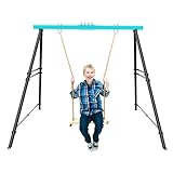 Schaukelständer, Schaukelgestell, strapazierfähiger Hängemattenständer für Garten, Terrasse, Hof (nur Ständer) (1 Sitzplatz)