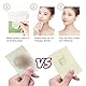 4 Stück Gesichts-Löschpapier Grüntee Ölabsorbierende Blätter für Männer Frauen 400 Stück Gesichtsöl Blotting Paper, Gesicht Blotting-Papiere Face Oil Blotting Papers Öl-Löschpapier