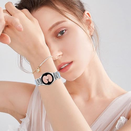 Watchband Compatible With Galaxy watch 4/Galaxy watch 5 40mm 44mm Genuine Leather Adjustable Strap For Galaxy Watch 4 Classic 42mm 46mm/Watch 5 Pro 45mm3