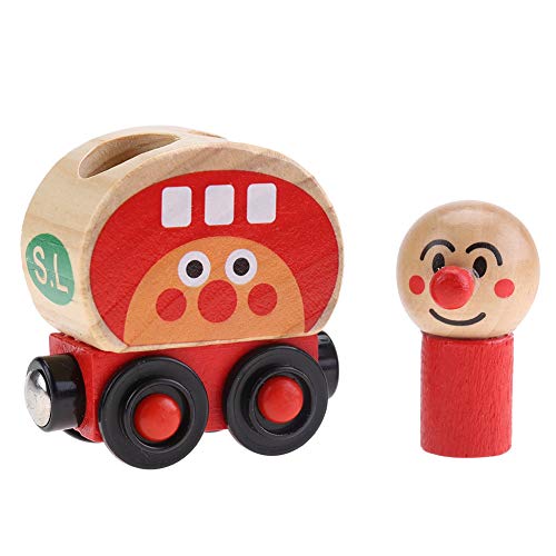 OhhGo Holzeisenbahn Spielzeug Mini Holz Magnet Zug Set für über 3 Jahre alt Jungen und Mädchen – Bild 6
