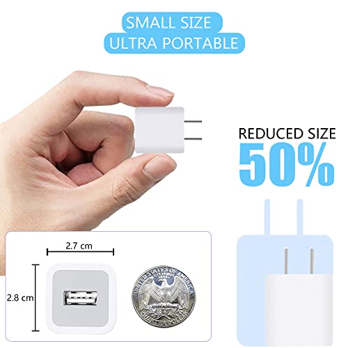 Apple Mfi Certified Iphone Charger 10 Ft,2Pack Extra Long Lightning Cable,Iphone Charging Transfer Cord With Usb Plug Wall Charger Cube Travel Adapter For Iphone 12 11 Pro Max Se Xs X 10 8 7 6 Plus 5S #TOP4