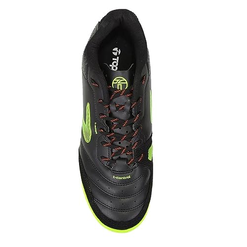 Chuteira Futsal Topper Dominator Td Iv Preto/amarelo Neon/vermelho Tp03260001 43