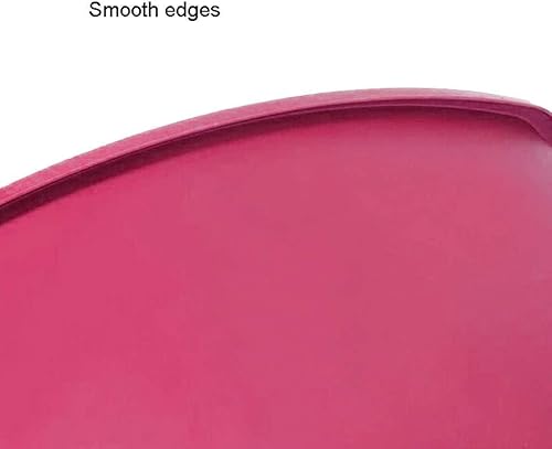 Miniatura 6 de NTIYOU Botes de basura comerciales de plástico Brute sin tapa, para laboratorio, oficina, saneamiento, basura, reciclaje (color rojo rosa, 30 litros)