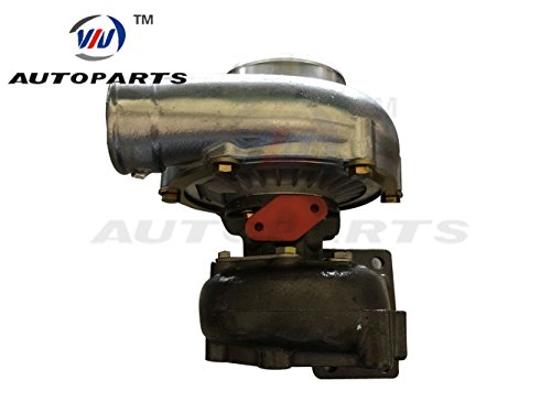 GT30 GT35 anti-surge hole Comp.A/R.70, Turb.A/R.63 5 bolt outlet oil cooled turbo - Image 4