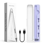 Stylus Pen for HP Envy X360, Pavilion X360, Specter X360, MPP 2.0 Tilt-Active Stylus with 4096 Levels of Pressure Sensitivity, Convenient Storage Case, Supports Type-C Fast Charging, Silver