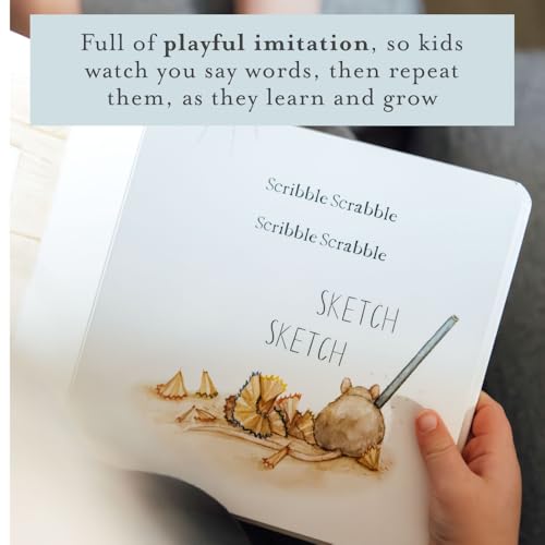 Image of Scribble Scrabble: A Board Book of First Words and Shapes for Growing Minds (A Wishy Washy Sequel) (Tabitha Paige Children's Book Series)