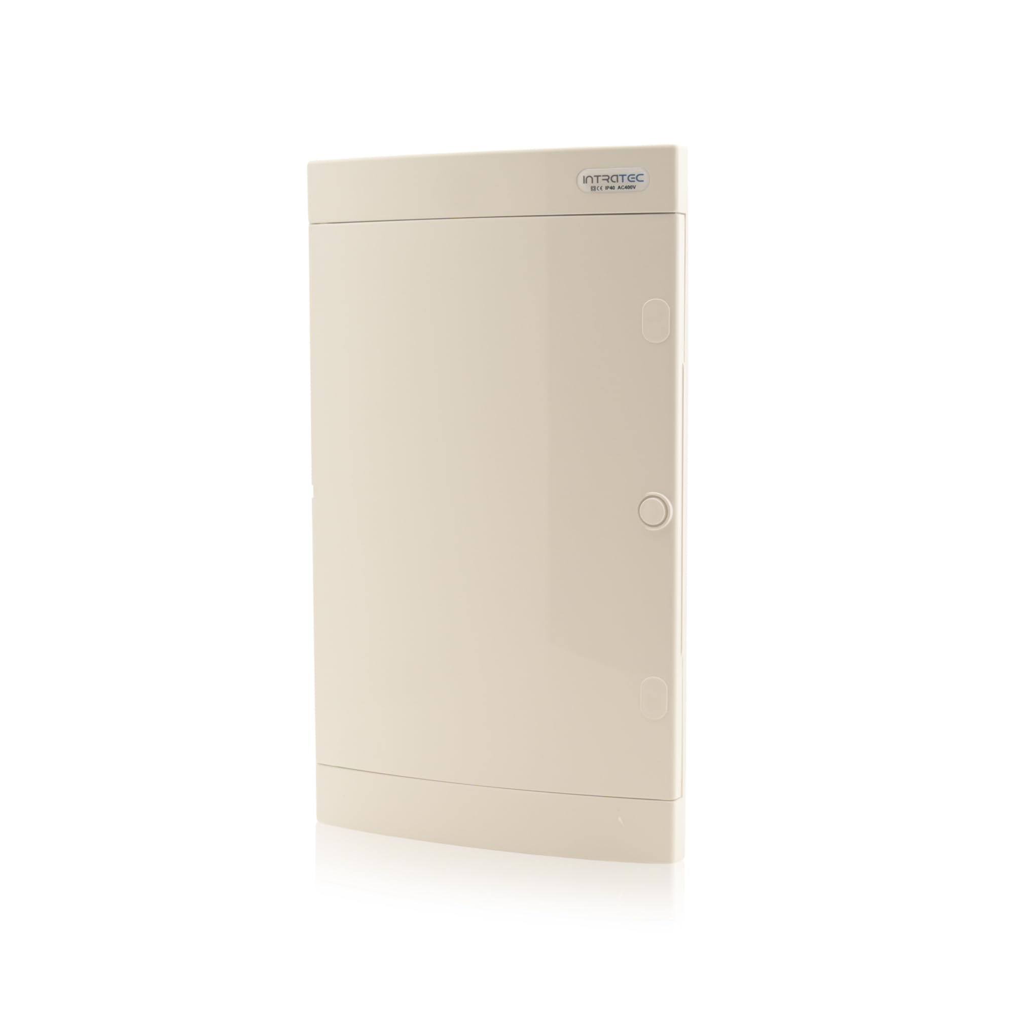 Intratec distribuidor multimedia empotrado IP40, 283x482x70 mm – Blanco RAL 9003, ideal para Smart Home y redes domésticas