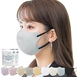 [一木良品] 夏用3層薄型マスク20枚(10枚×2パック)【乾燥肌向け不織布マスク】 3D 立体 使い捨てマスク 花粉対策【適格請求書発行事業者】カラーマスク 小顔 チークマスク 平ゴム採用 不織布マスク 飛沫防止 花粉対策 PM2.5 ほこり対応 (アイスグレー)