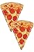 Set of 2 Jumbo 34" Realistic Pepperoni Pizza Slice Party Balloons