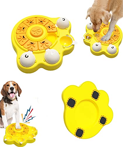Apomkjoe Hundespielzeug Intelligenz, Interaktives Hundespielzeug, Hunde Intelligenzspielzeug für IQ-Training, Slow Food Spielzeug mit Quietsch-Design Cover