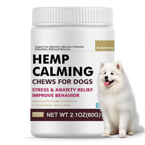 ASISTNETY Dog Calming Chews,Laptop86, During Storms Thunder 30Ct-ELaptop86