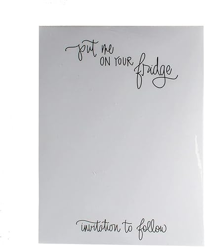 A2 Save the Date Magnet Backing Cards Put Me On Your Fridge Invitation To Follow (Just cards)