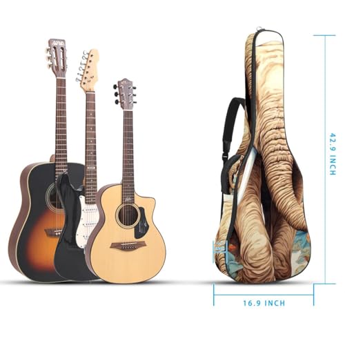 Housse guitare acoustique 104,7 cm imperméable avec housse éponge multicolore