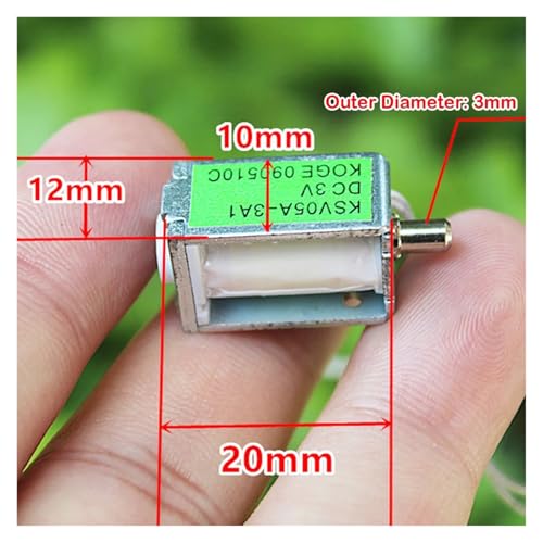 Électrovanne d'échappement normalement ouverte NO DC 3V 5V mini interrupteur commande pneumatique - 3