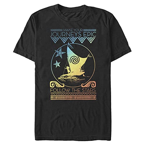T-shirt Disney Moana haut manches courtes col rond vêtement coton bio mixte adulte