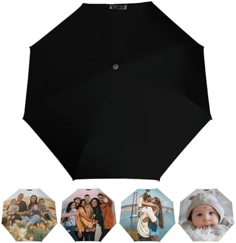 Custom Foldable Vinyl Umbrella with Image, Logo, Text, Customized...
