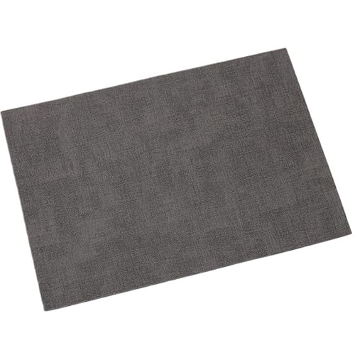Sets de table imperméables antidérapants résistants à la chaleur en cuir gris - 2
