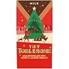 Toblerone Tiny Swiss Milk Chocolate Bars with Honey and Almond Nougat, Holiday Chocolate, 7.34 oz Holiday Gift Bag