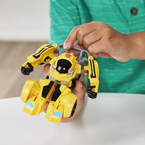 image for Transformers Bumblebee and Starscream Bot Racers, Easy to Change from 