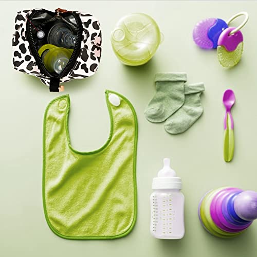 Porta-chupeta elegante,Bolsa de chupeta de bebê com clipe - Estojo de chupeta com alça de pressão an