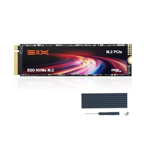 SIX X4000 1TB M.2 SSD PCIe Gen3x4 NVMe ����SSD - �ő�ǂݎ�葬�x3400MB/s�A�ő发�����ݑ��x2600MB/s