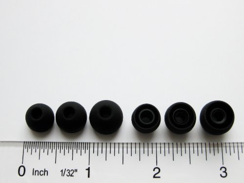12 S/M/L Black Replacement Eartips Compatible With Monster Beats Dr.dre Tour Powerbeats Urbeats 2 Heartbeats 2 Diddybeats Turbine Pro Gratitude Dna Diesel Vektr Isport Victory Immersion Inspiration #TOP4