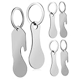 [SWOOMEY] 6個 メタルキーホルダー 小さな燭台 車のキーチェーン ターナー リングモールド 鎖 バックパック用キーホルダー キーチェーン用キーリング ペンダント 金属