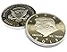 Aizics Mint Trump Coin; 2019 Donald Trump Large Silver Plated United States Eagle Commemorative Collectible Coin Certificate of Authenticity Original Design
