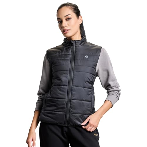 Image of Boldfit Sleeveless Jacket For Women Puffer Jacket For Women Winter Wear Winter Jacket High Neck Jackets For Women Insulated Winter Jacket For Women Monsoon Winter Wear For Women Jacket