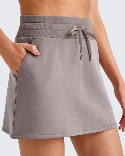 G4Free Smoofit Sweat Skirts for Women Soft Drawstring Summer Casual Lounge Skirt with Pockets2