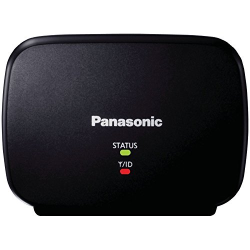 Panasonic Range Extender for Dect 6.0 Plus Models KX-TGA405B Doubles The Effective Transmission Distance with 1 Year Manufacturer's Warranty- Black